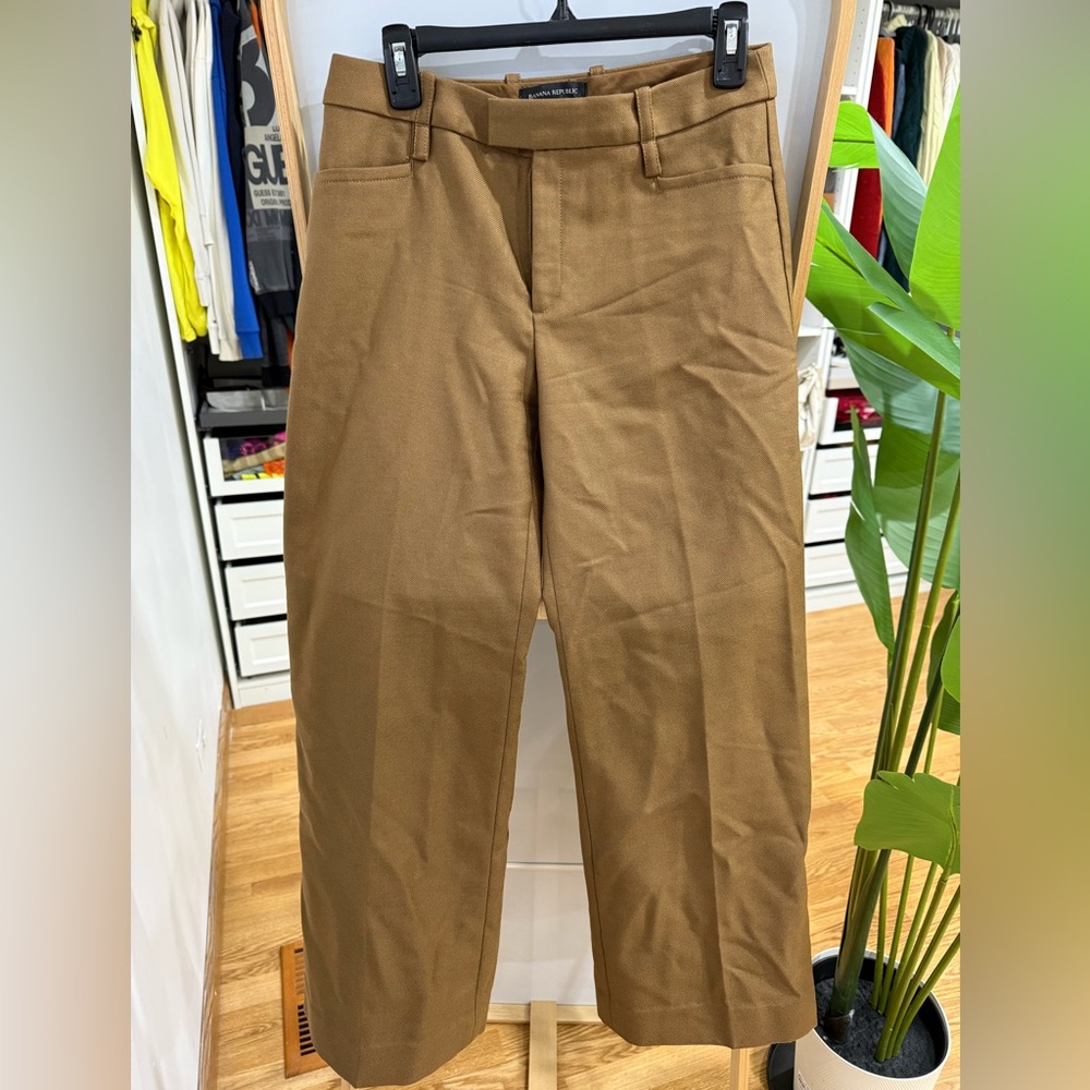 Banana Republic Tan 100% wool pants